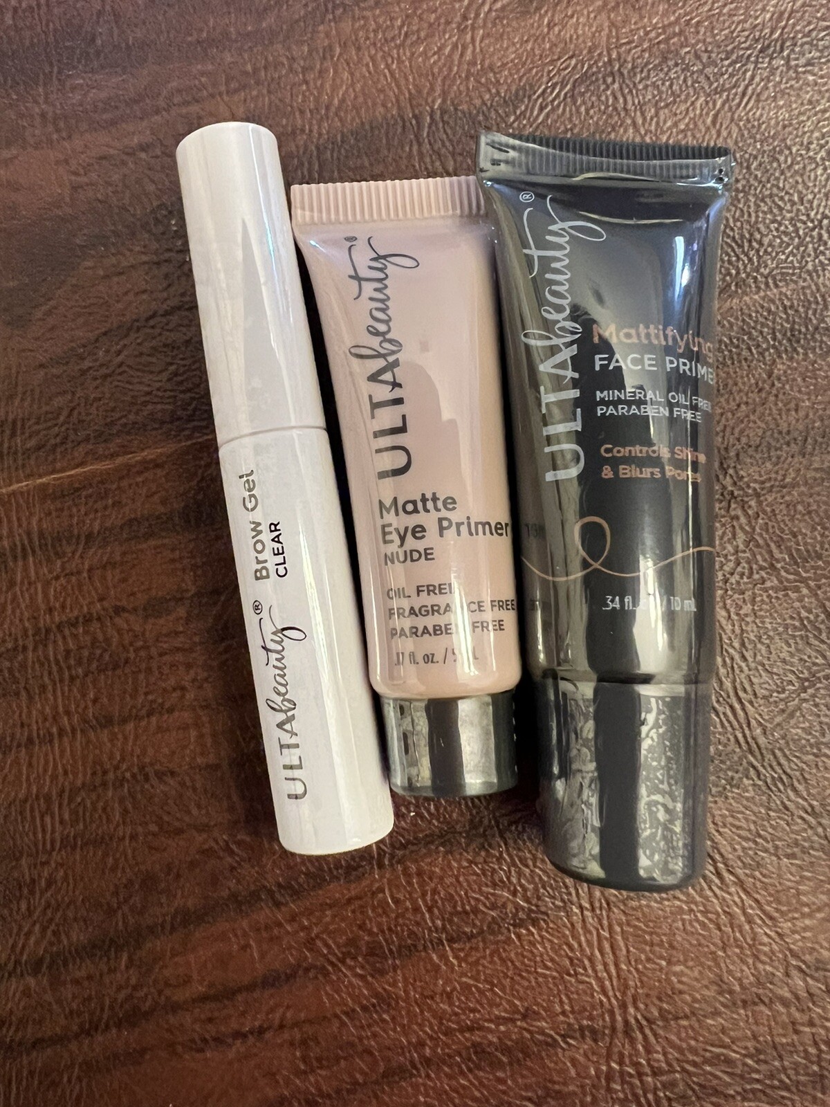 NEW- Ulta Beauty 6-Piece Makeup Samples Gift Set With Bag Purple