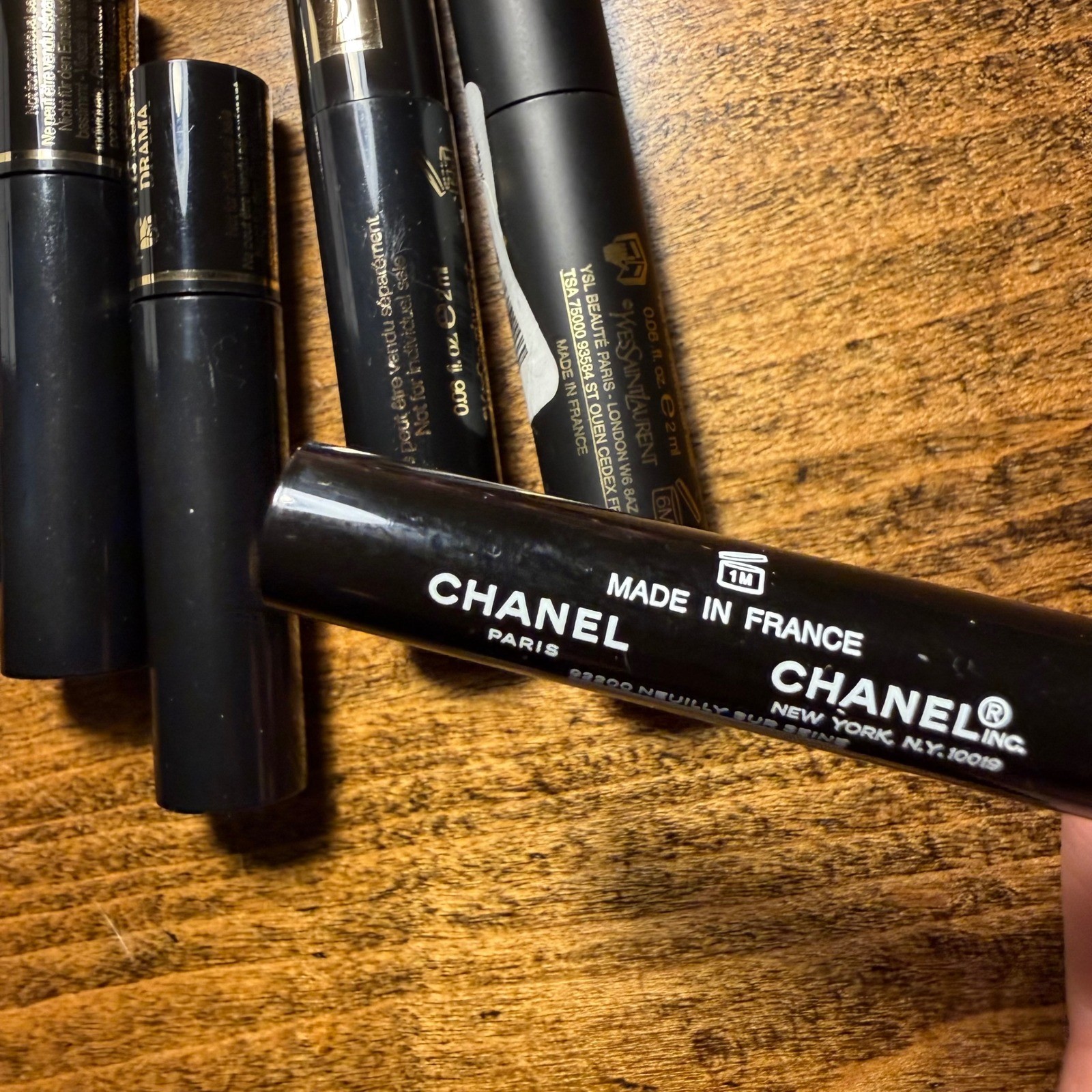 Luxury Makeup Bundle YSL Chanel Lancome Valentino Mini Lipstick Mascara Set