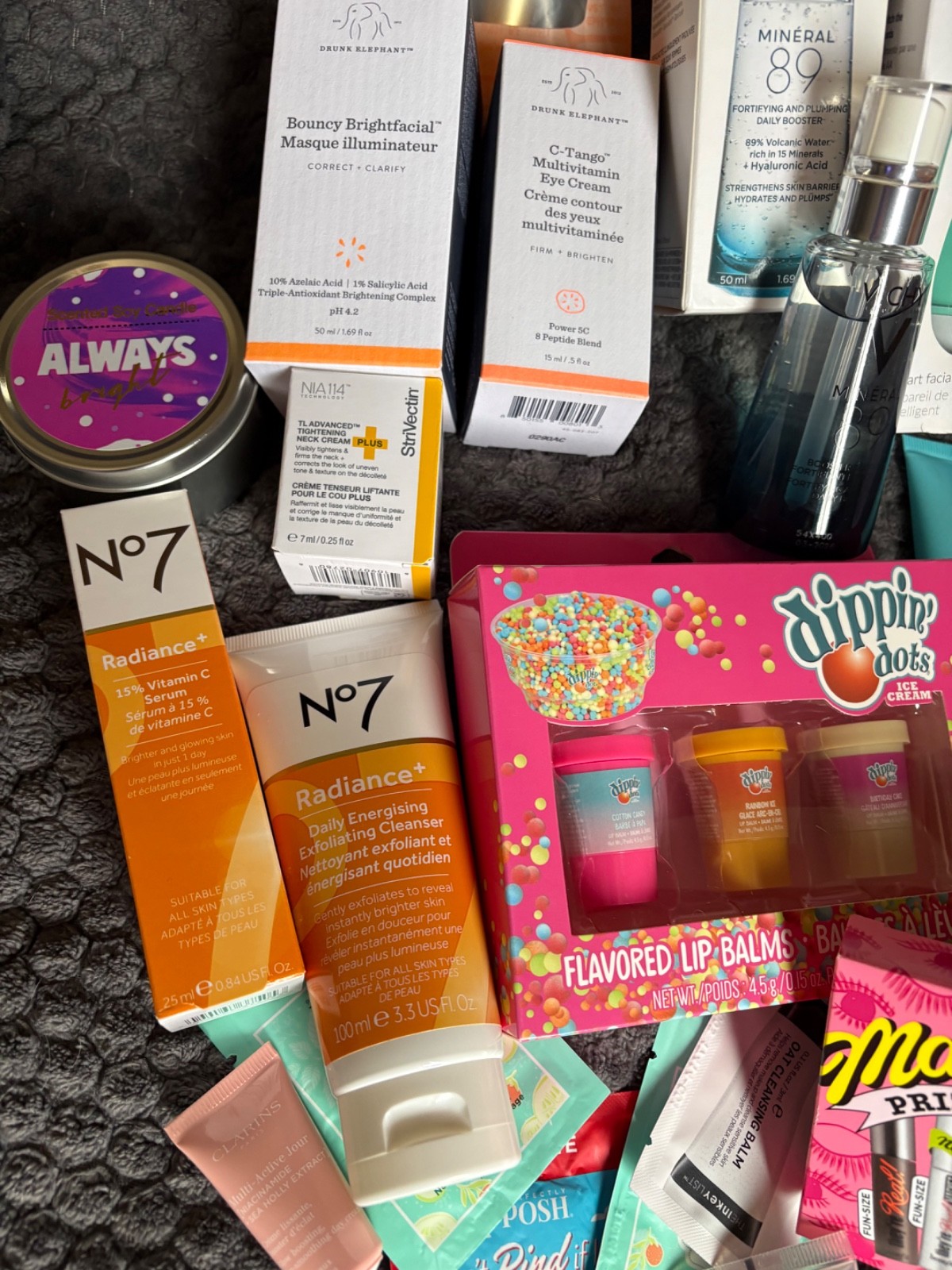 Huge Beauty lot Sephora SOL Vichy Fenty Ipsy Olaplex LOOPS MSRP 800+😍💕