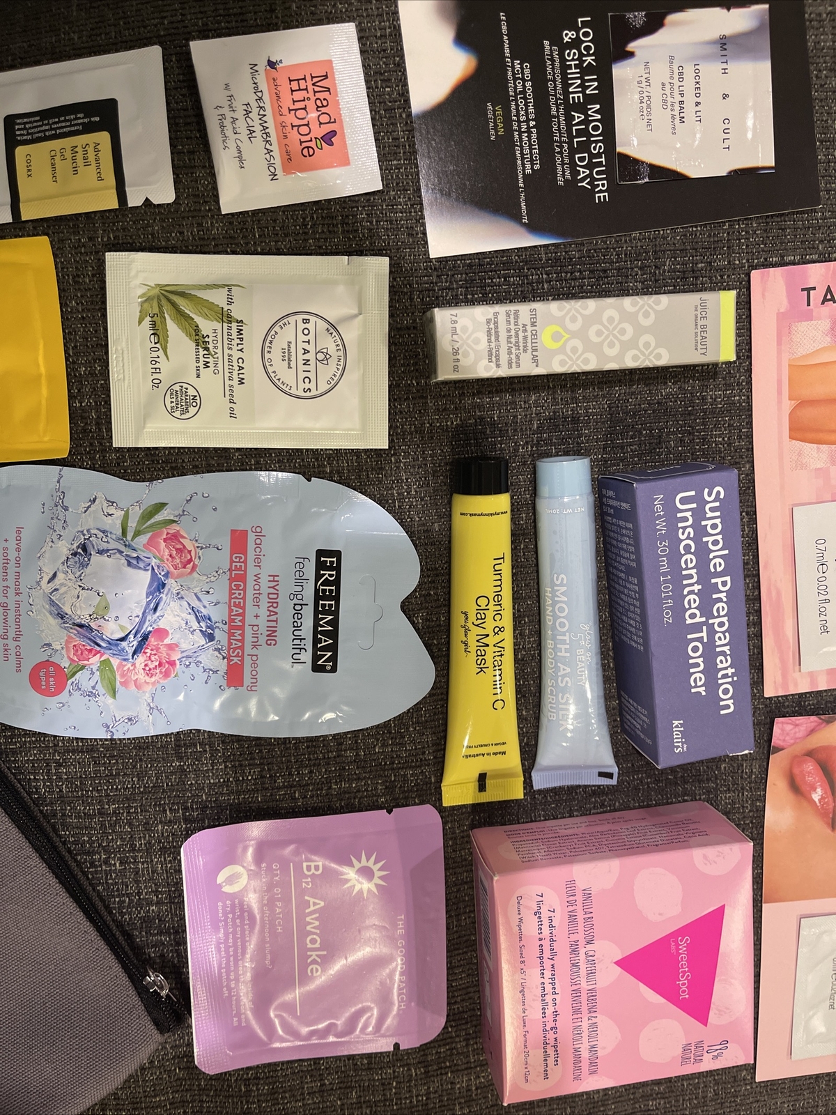 Makeup Skincare Sample Lot Glamglow Botanics Tanologist Clarins Morphe Juice