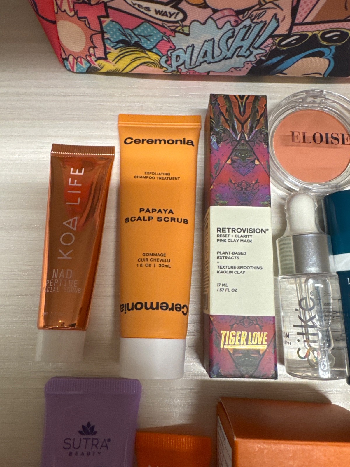 beauty skincare and haircare lot – assorted deluxe trial – origins, living pro