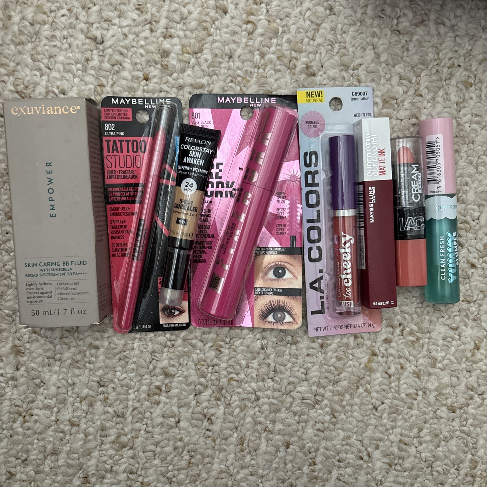 Make Up Lot High End Products full size Sephora Ulta COVERGIRL Maybelline8 items