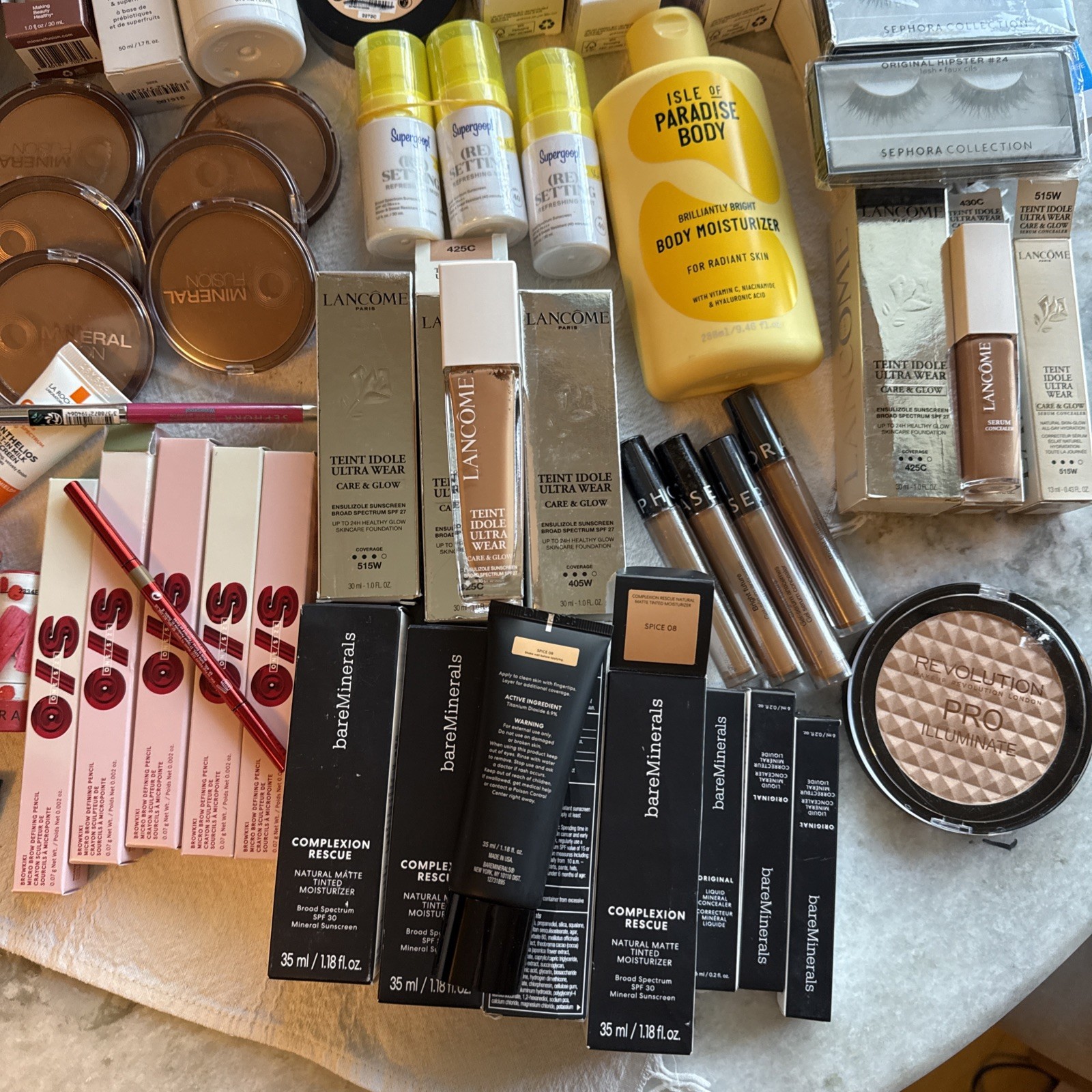 High-End Beauty Mystery 5 Pieces Box Sephora La Roche Lancôme Hudabeauty Fullsz