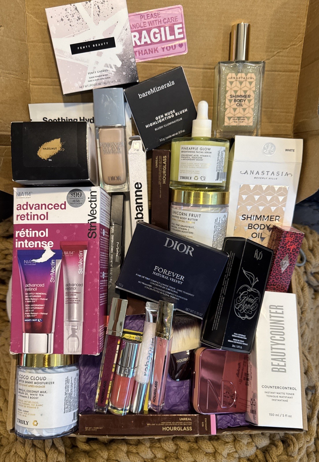 Huge $1100 Luxury & Sephora/Ulta Branded Mixed Cosmetics Makeup & Skin Care Lot