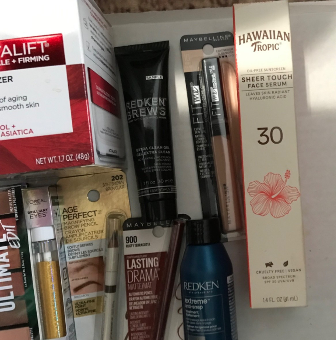 LOT MAKEUP MIXED BEAUTY LOTS FACE SKINCARE Complete Face Set 12 Items