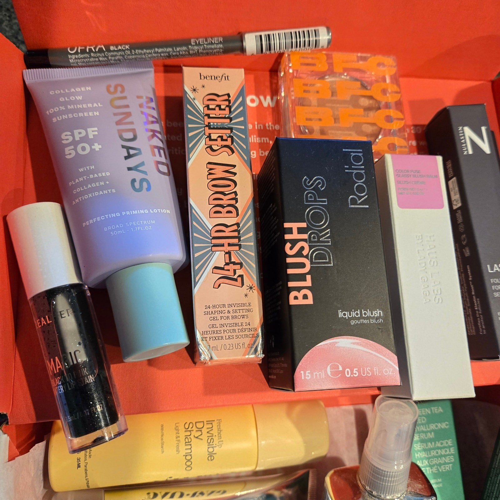 Allure Beauty Box FabFitFun Makeup Skincare Haircare Bundle Benefit Naked Sunday