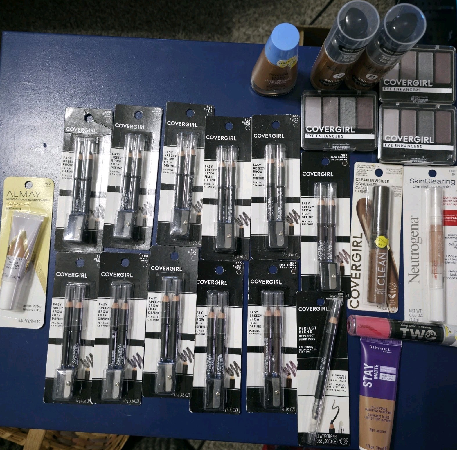 23 Pc Makeup Lot CoverGirl, Neutrogena, Almay And More! BRAND NEW