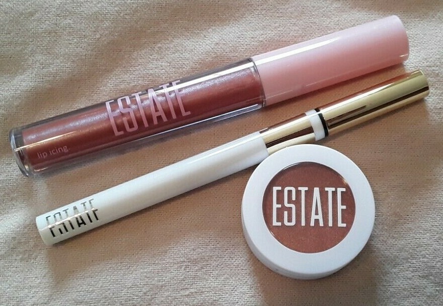 Estate Pipe Eye Shade Glazed Lip Icing Precision Liquid Black Liner Trio Lot