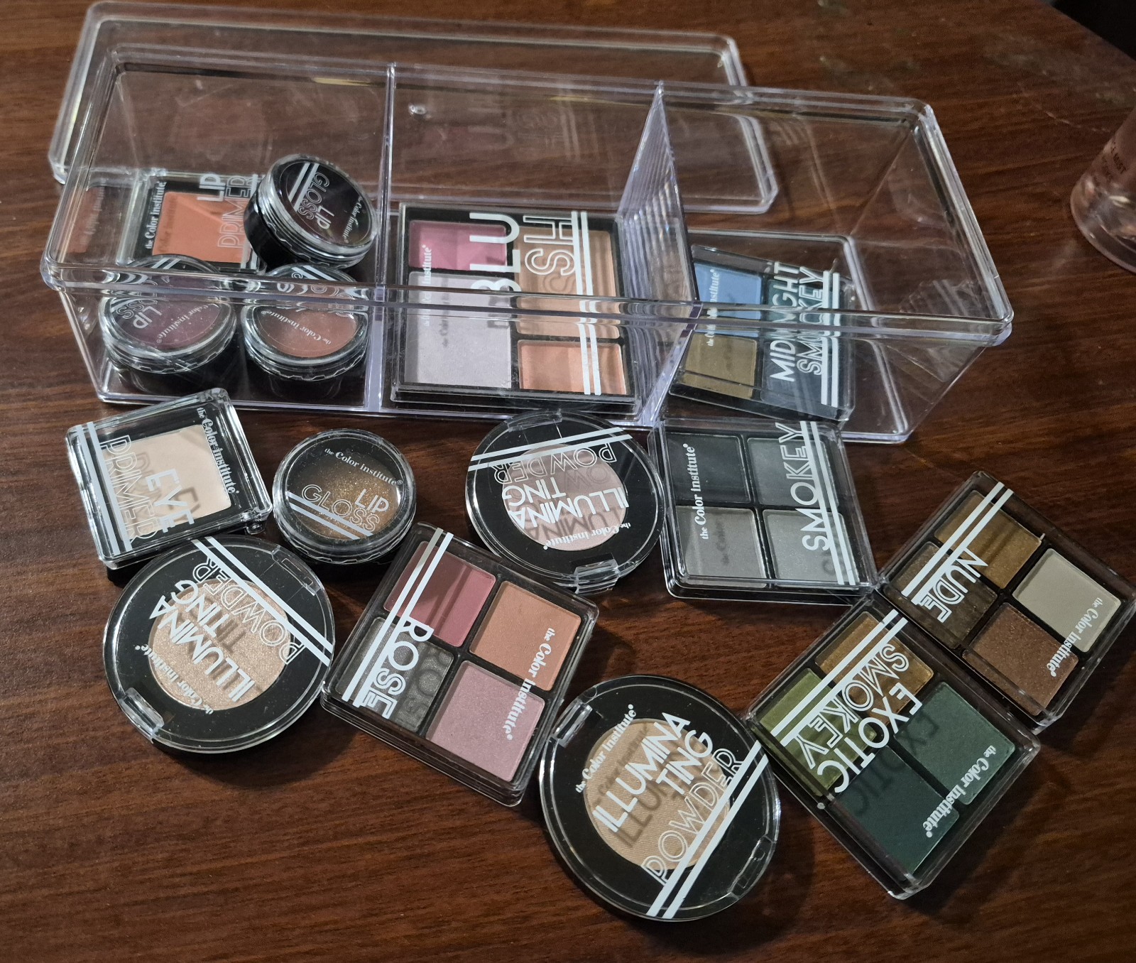 e.l.f. Cosmetics Full Size Makeup Lot Luminizing Powder Lip Gloss Eyeshadow