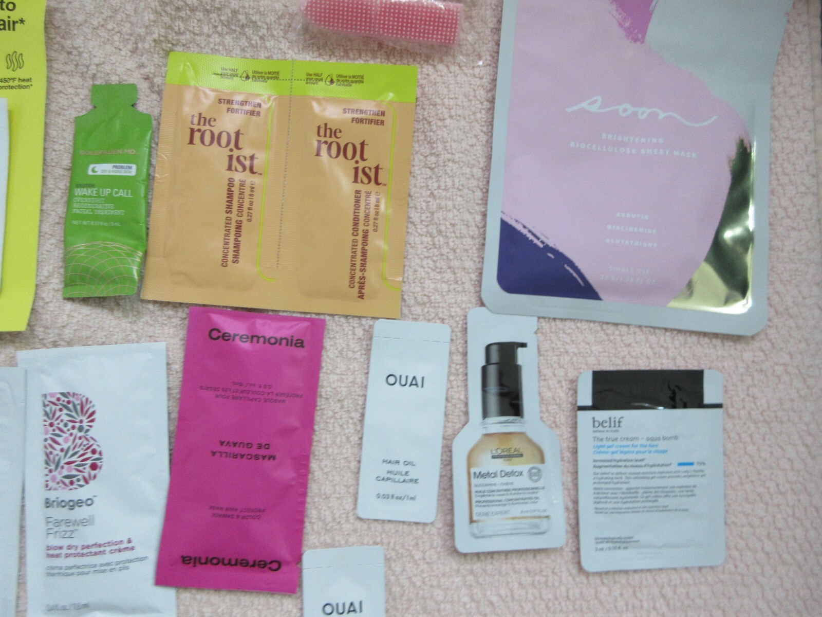 MEGA SIZED LOT OF 37 BEAUTY SAMPLES NAKERY, DIOR, HAIR, FOUNDATION SKINCARE