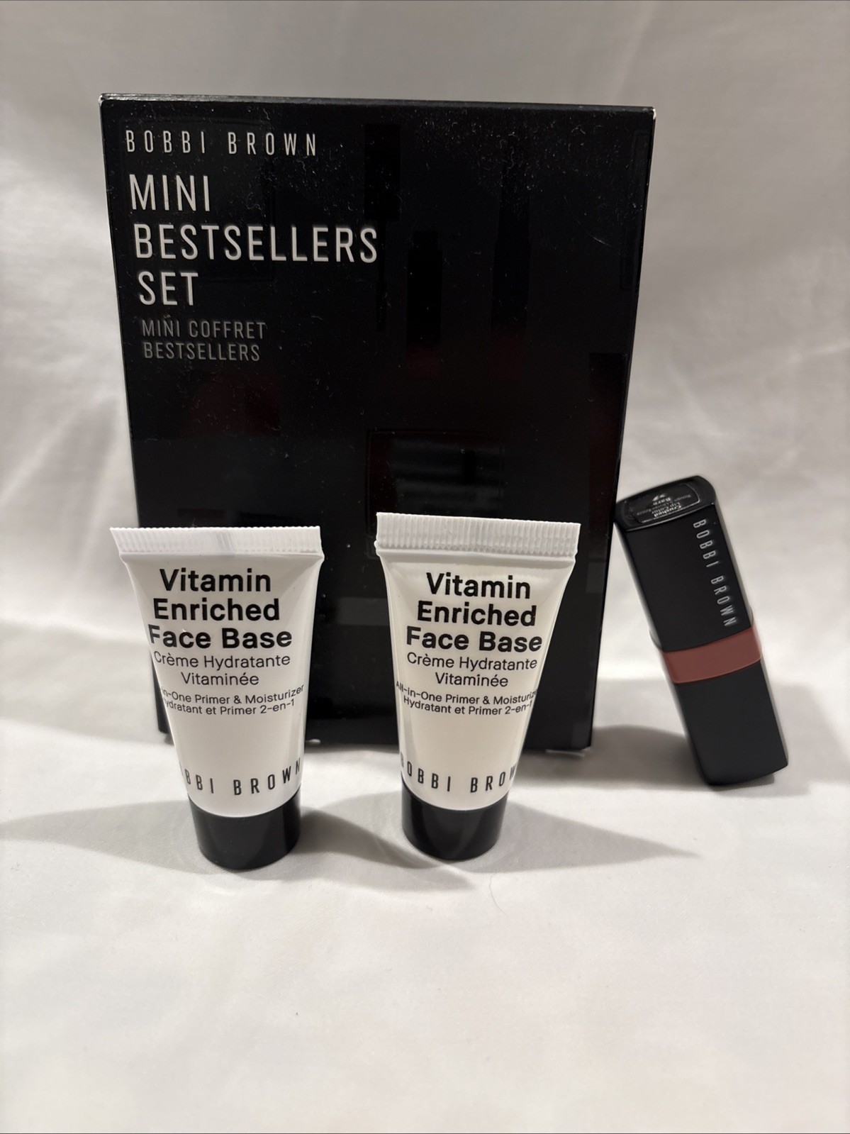 BOBBI BROWN Mini BestSellers Set Face Base/Shadow Stick/Mascara/Gloss + Extras!!