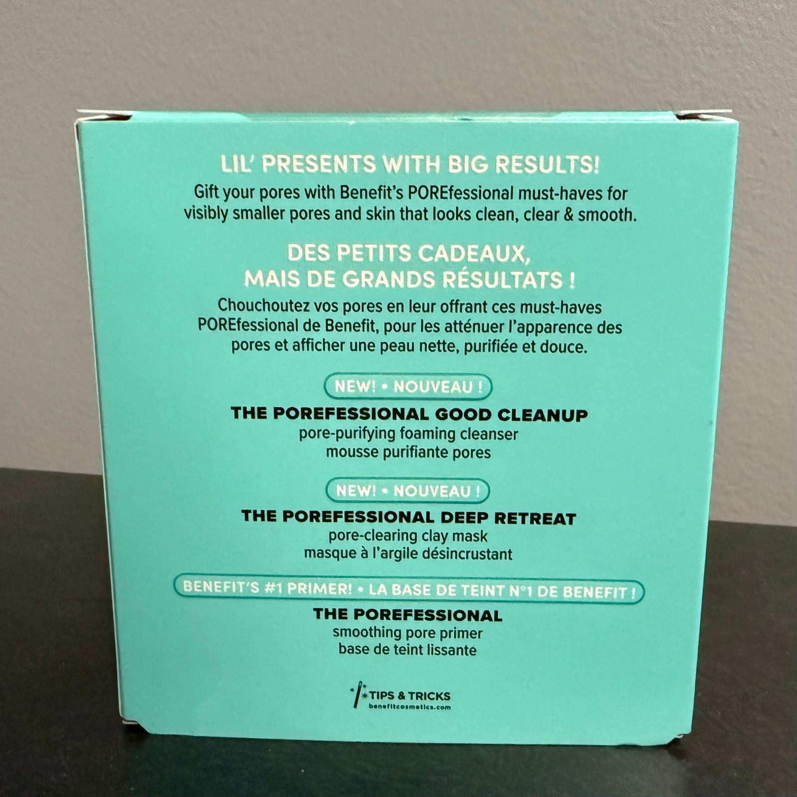 Benefits Lil Pore Presents Pore-Fessional Primer, Good Cleanup, & Deep Retreat