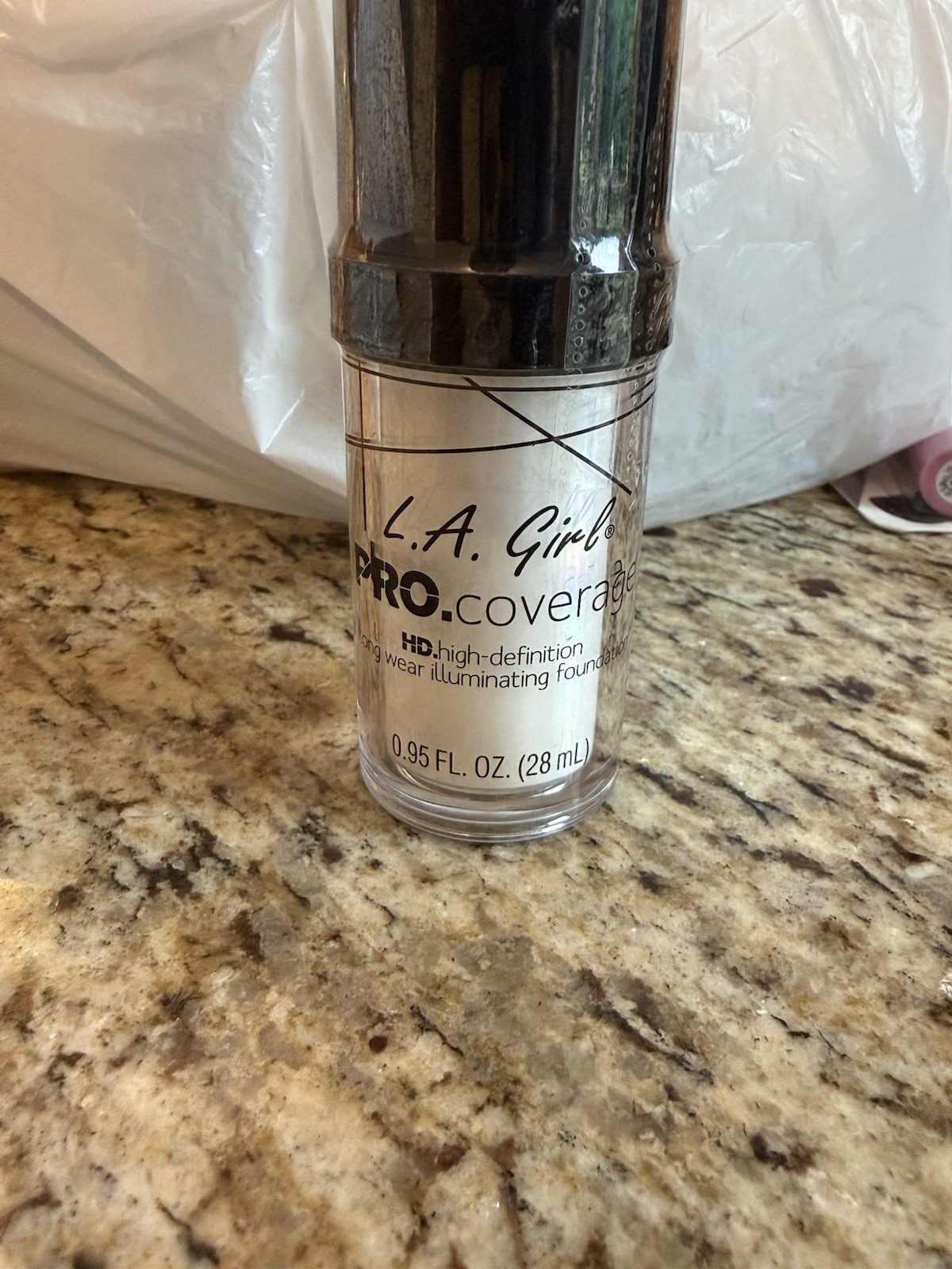 L.A. Girl Pro Coverage HD Foundation, Almay Mascara, Laura Mercier Concealer