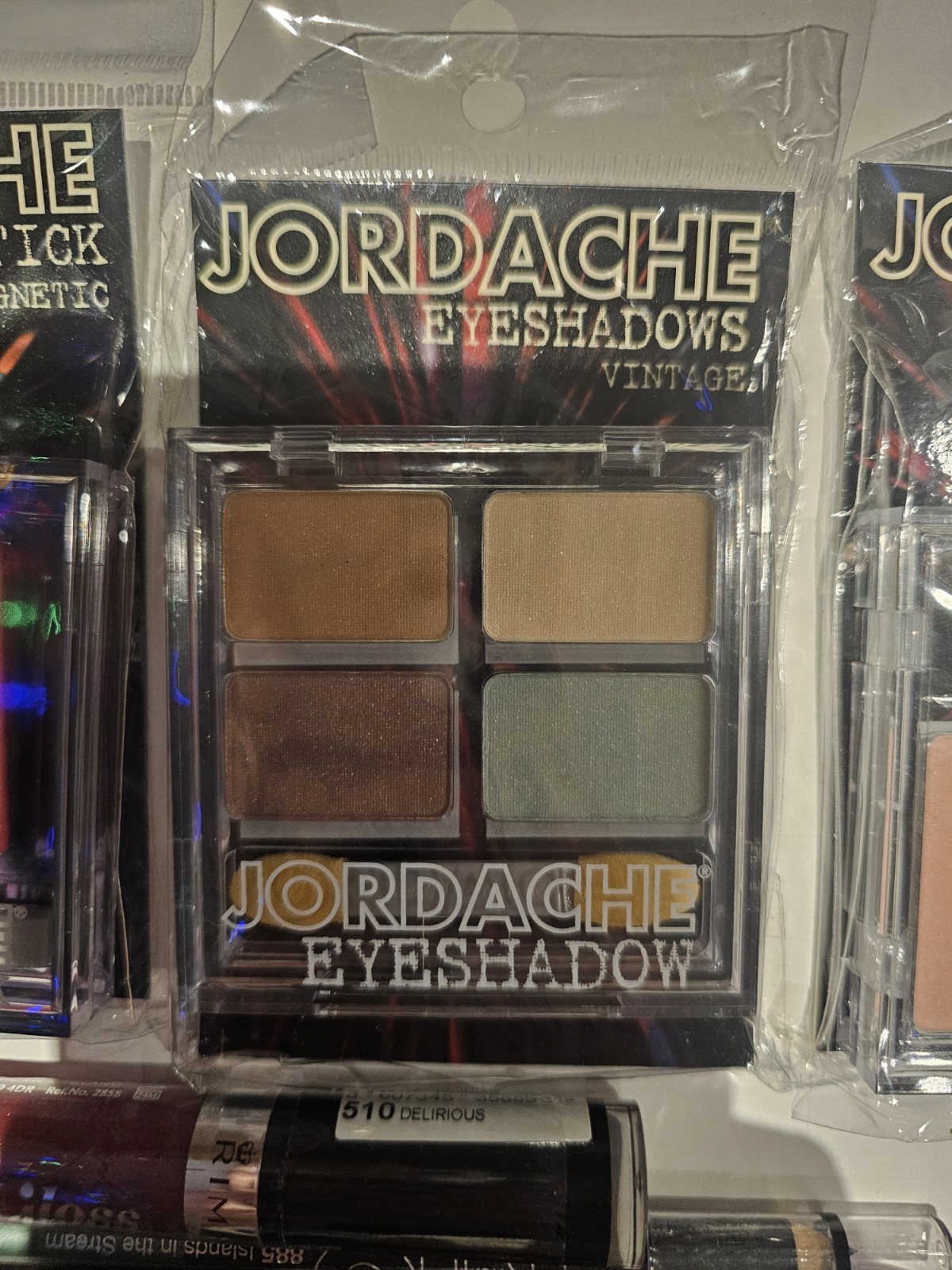 Assorted Makeup Lot 9 Pcs Jane Rimmel Jordache Eyeliner Lip Gloss Blush