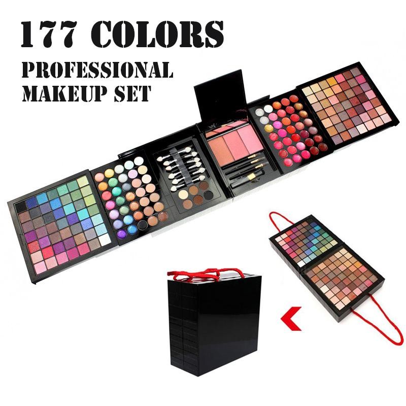 177 Color Makeup Set Eyeshadow Palette Blush Lip Gloss Concealer All-in-one Kit