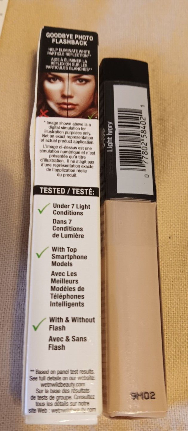 Wet n Wild Lot Blonde Brow Gel Light Ivory Fair Beige Photofocus Concealer Wand