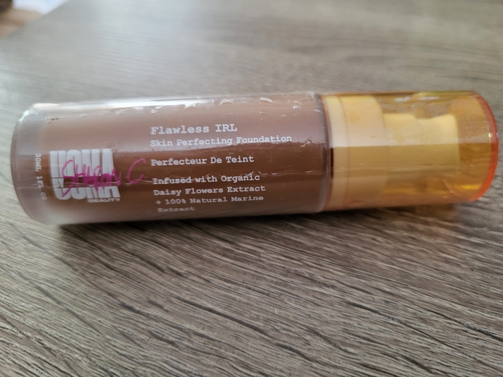 Uoma by Sharon C Flawless IRL Skin Perfecting Foundation Brown Sugar T5