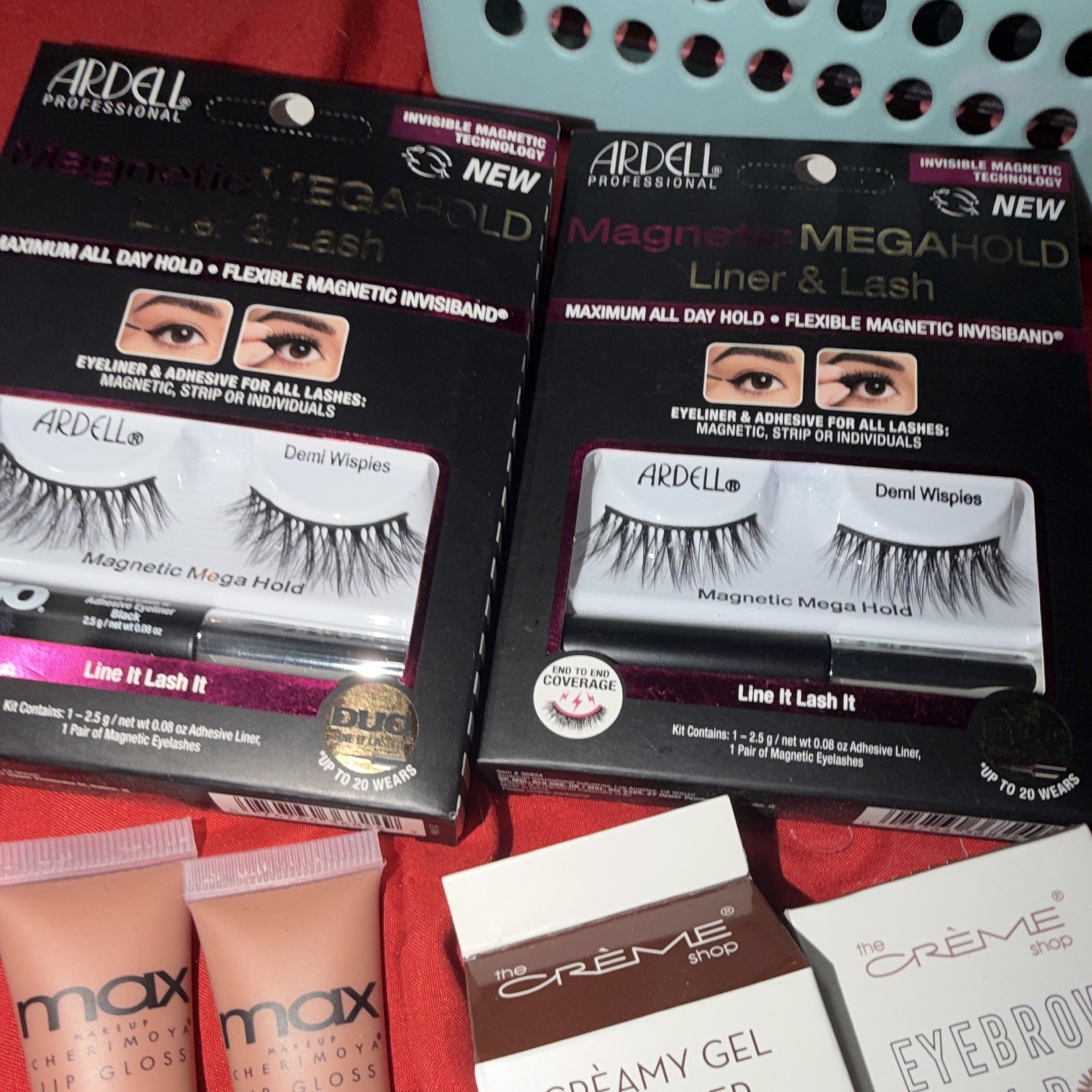 Ardell Magnetic Mega Hold Demi Wispies + The Crème Shop CC Crème Tan 170 Lot