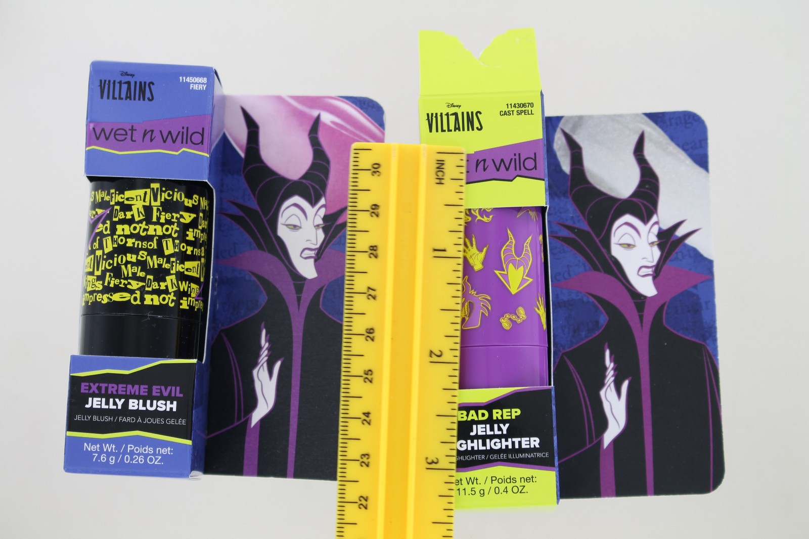 New Wet N Wild Disney Villains Lot – Maleficent – Bag, Lip, Blush, Highlighter