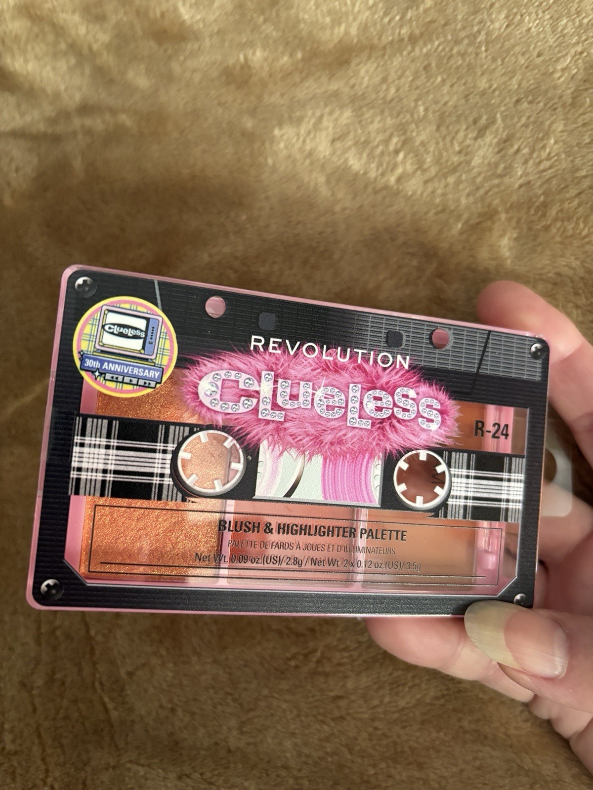 REVOLUTION X CLUELESS 30th Anniversary Totally Paused Blush & Highlighter Set