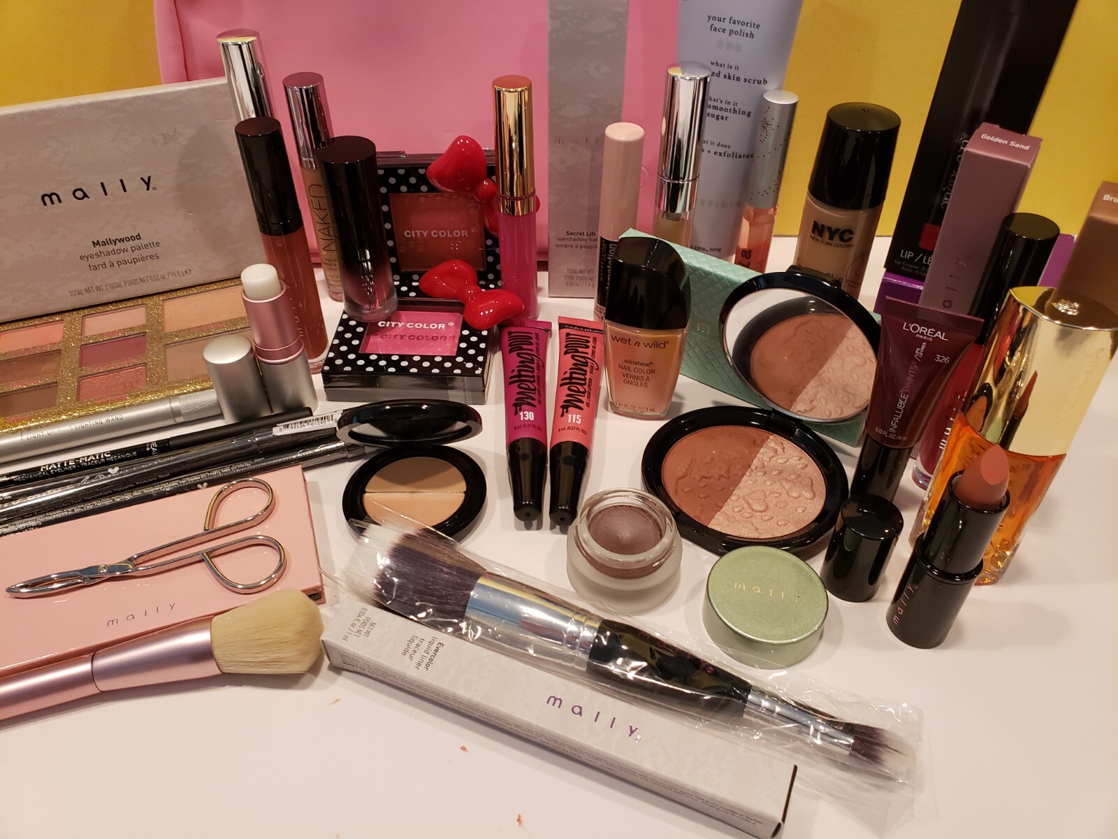 Mally ~ Lot of 50 Assorted Cosmetics. Mixed assorted NWOB