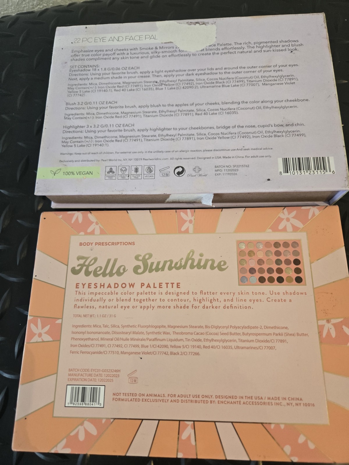 Smoke & Mirrors Flawless By Nature & Body Prescriptions Hello Sunshine Eyeshado…