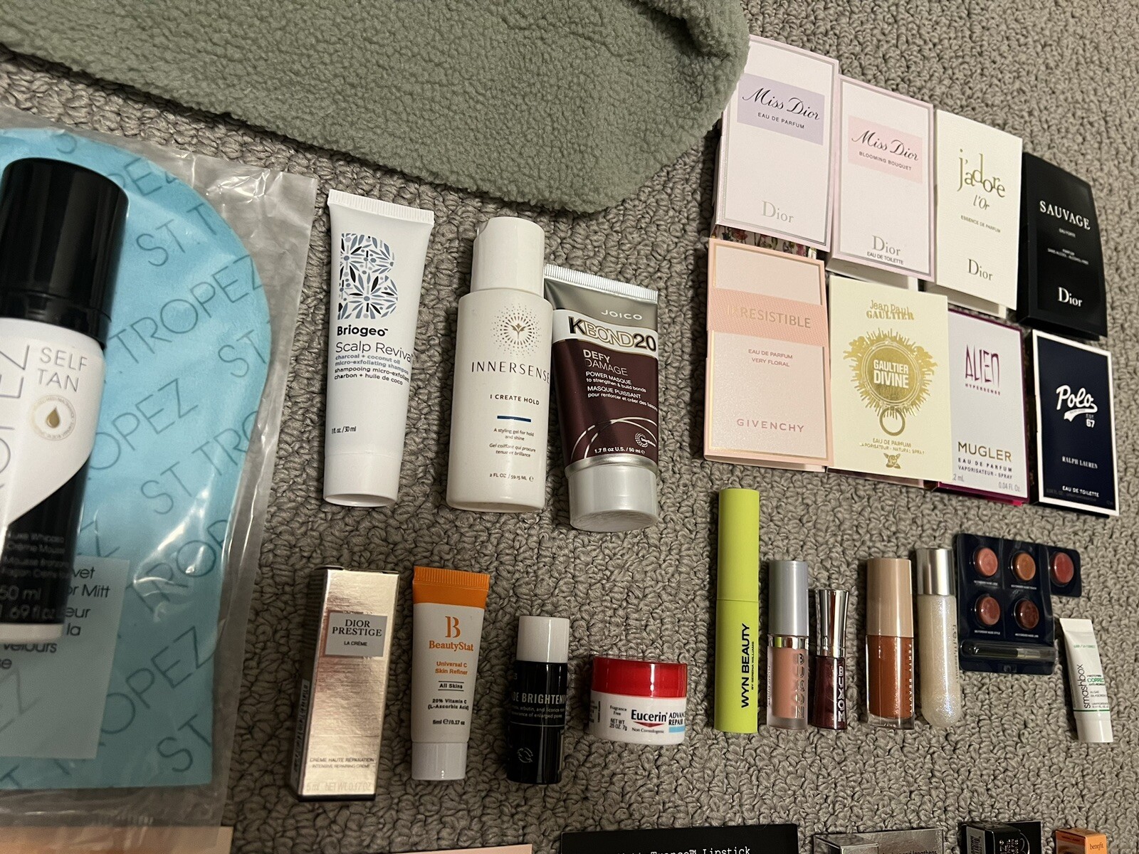 Makeup Skincare Hair Care Perfume Lot Samples Travel Size Ulta Sephora GWP Bag