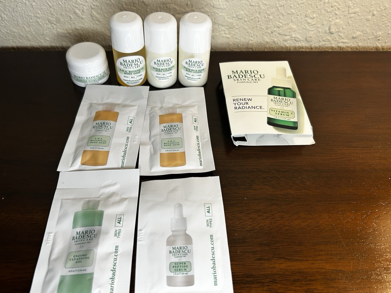 SAMPLE SIZED (TRAVEL) Mixed Lot of Mario Badescu Skincare