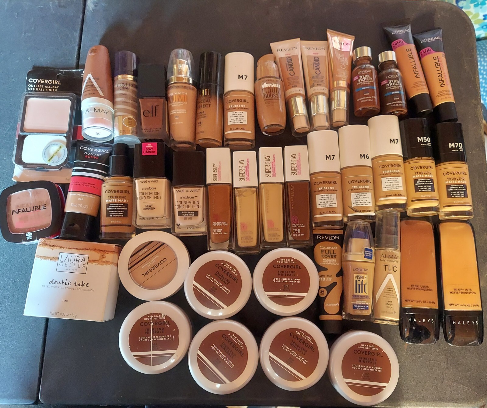Lot Of Assorted Foundations ~ Maybelline, Covergirl, Elf, L’Oreal & More