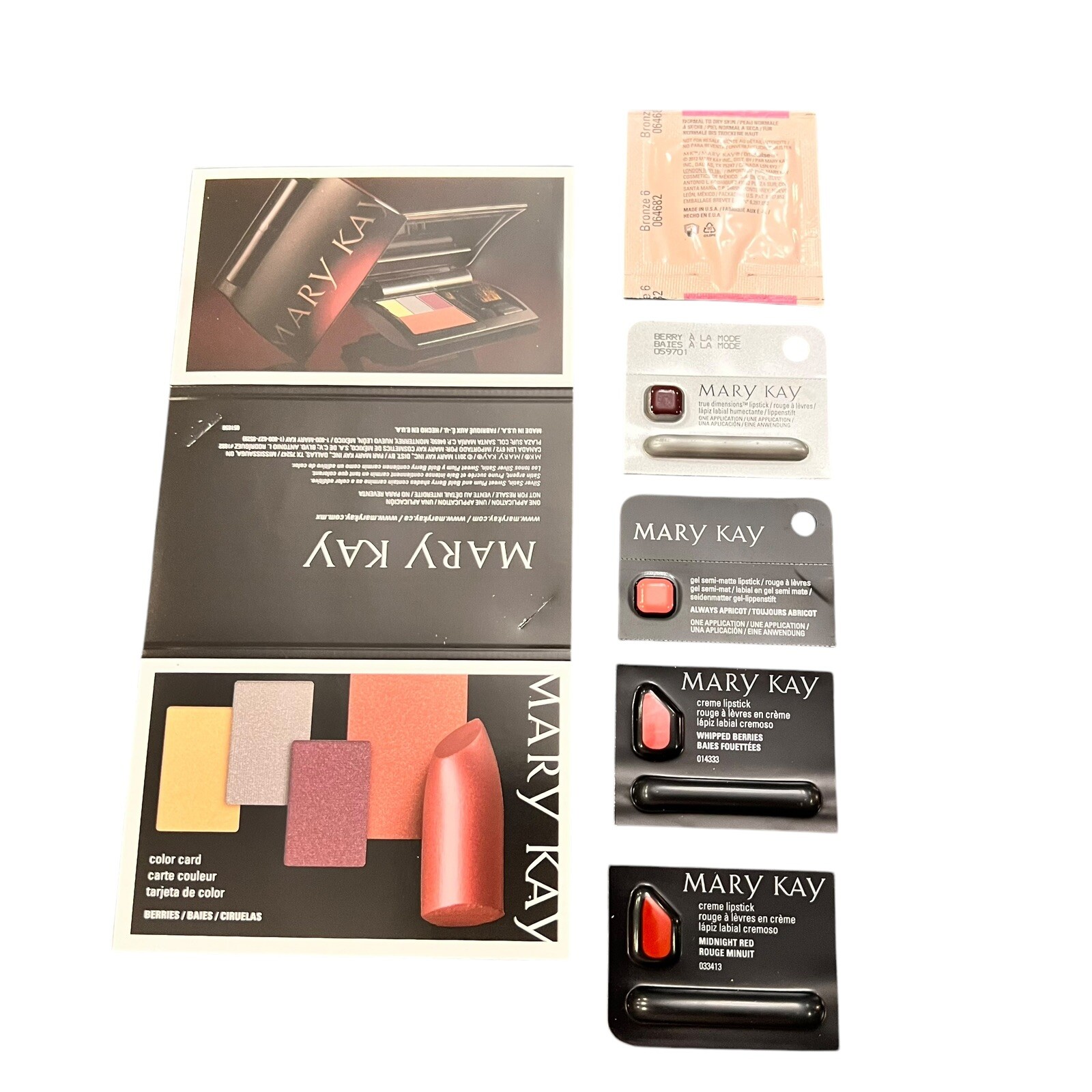 Mary Kay Lot Assorted Samples New & Discontinued Colors Single Use Travel #116