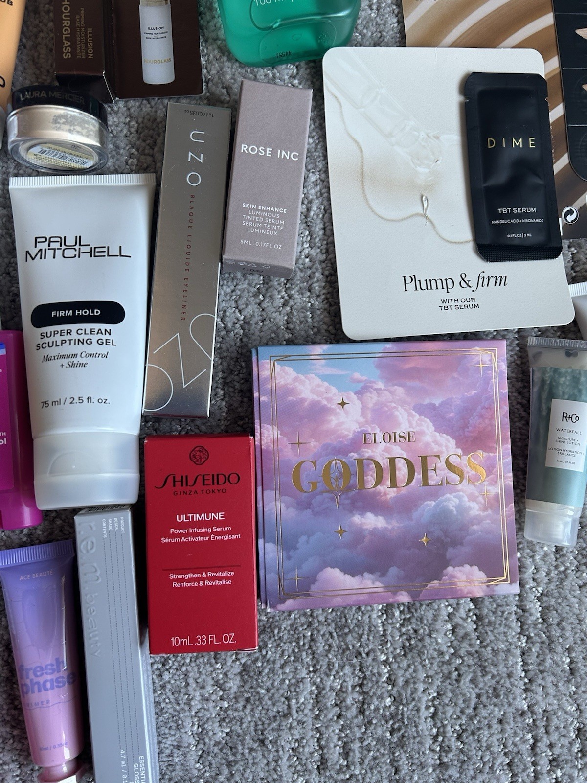 63+ Piece Lot Makeup Haircare Fragrance Skincare Samples & Full Sizes NEW