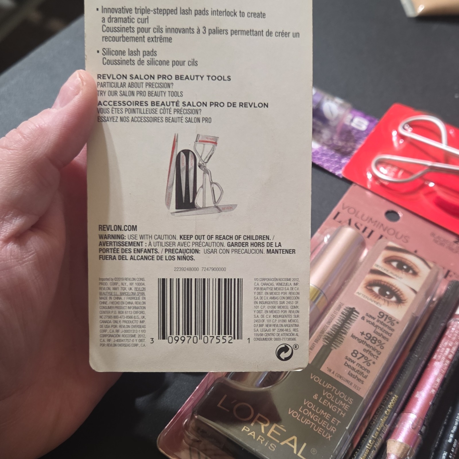 Revlon L’Oréal L.A. Colors Makeup Lot Full Size Mascara Eyeliner Lip Duo