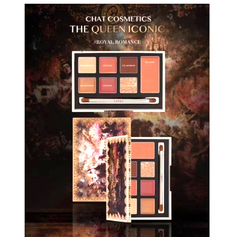 Makeup Palette Premium Chat Rose Couture Nongchat Real Concealer Contour Lipstic