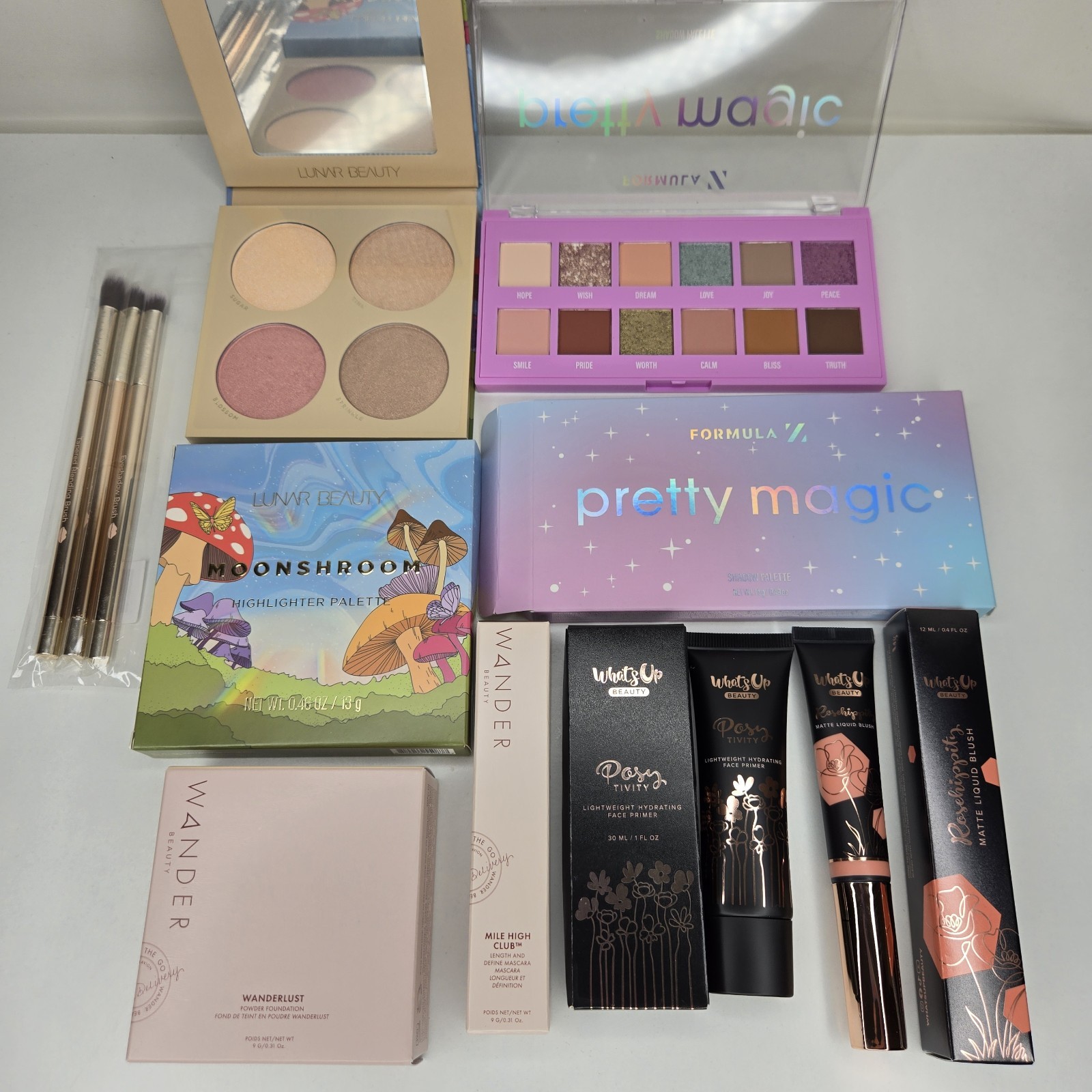 Beauty Bundle Full Size Makeup BoxyCharm IPSY Box Lot Eyeshadow Bronzer Pallets