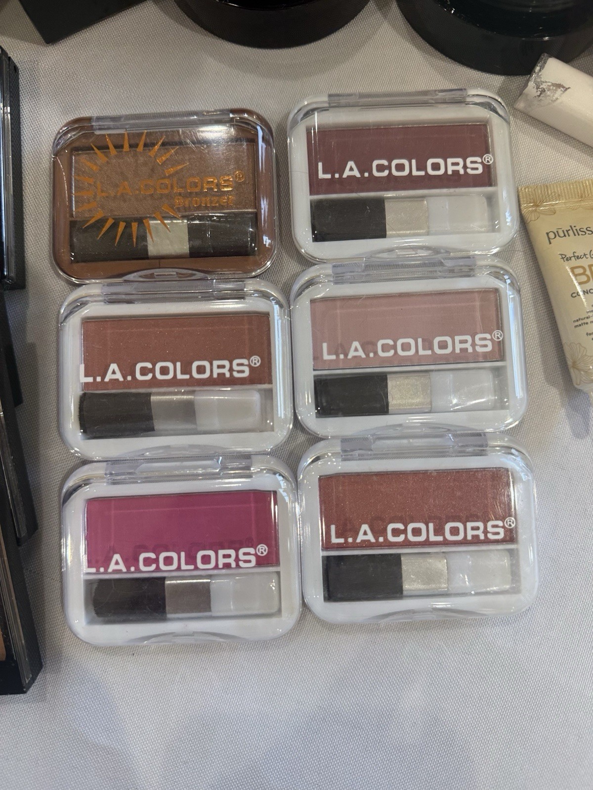 Makeup Lot, Blush, Lips, Foundation Powder