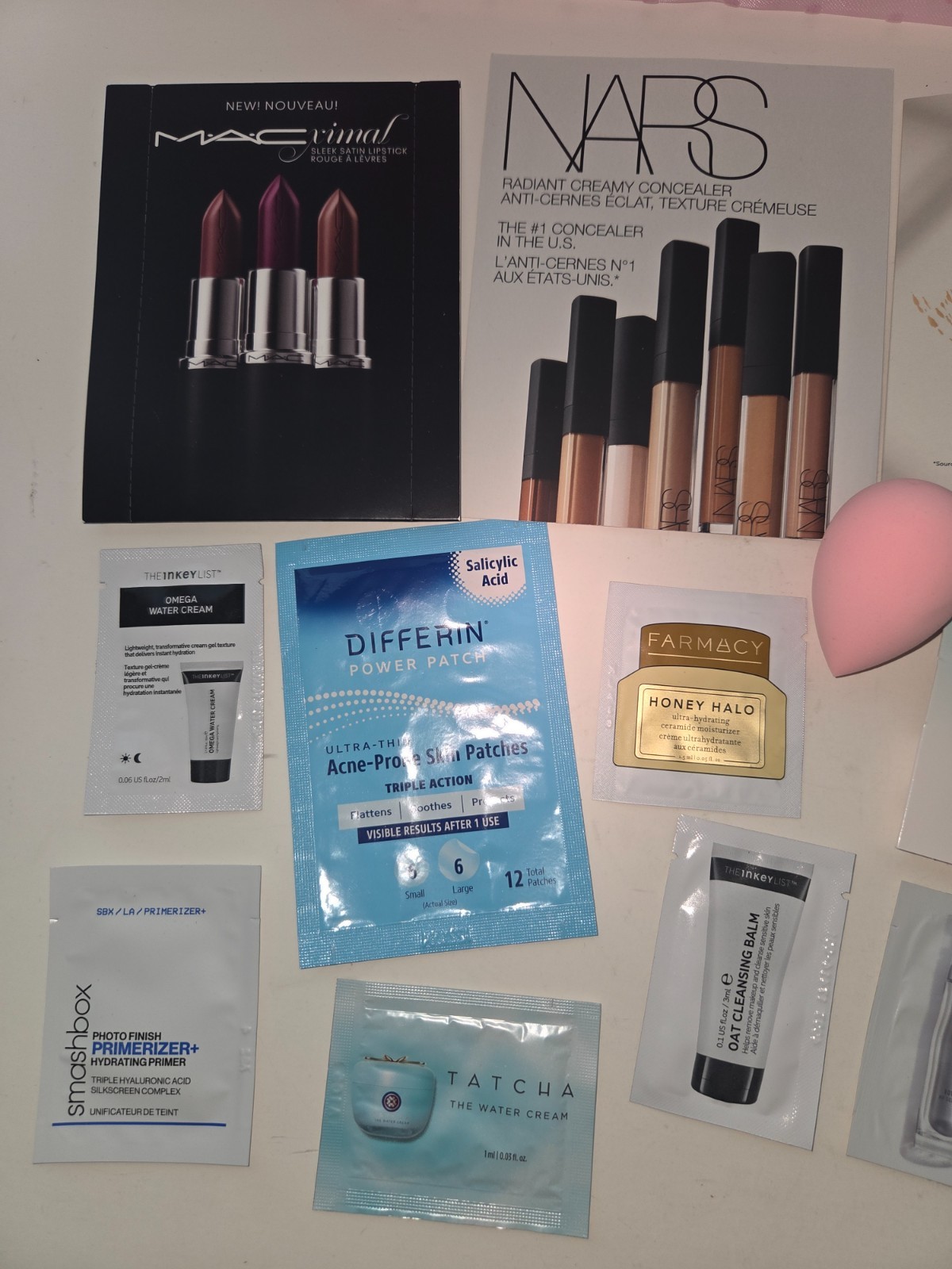 Ulta 13pc NEW Cosmetic Samples Bag foundation cream lipstick moisturizer perfume