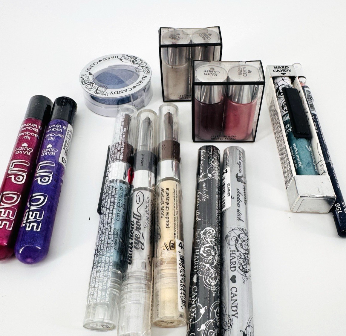 Lot Of Makeup Hard Candy Eyeshadow, Lip Gloss, Liner, New & Sealed FREE Shipping