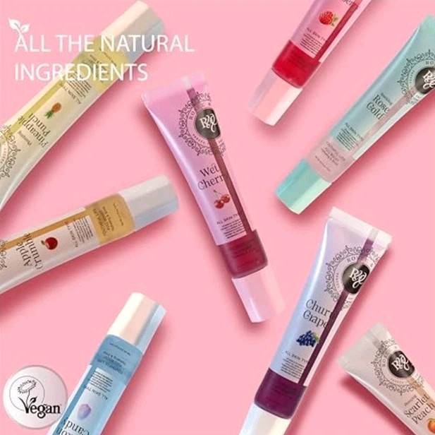 Rosee Lip Gloss Vegan, Professional Make up, Non-Sticky – Strawberry Flush