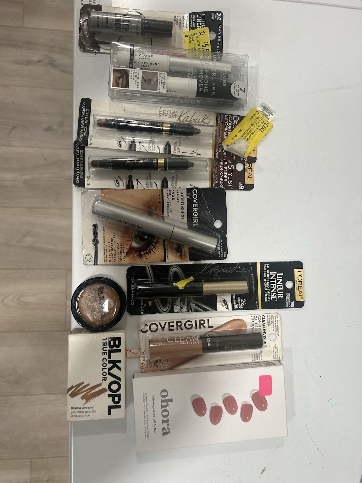 Assorted Full Size Makeup Lot Maybelline, L’Oreal Brow Stylist, CoverGirl, Ohora