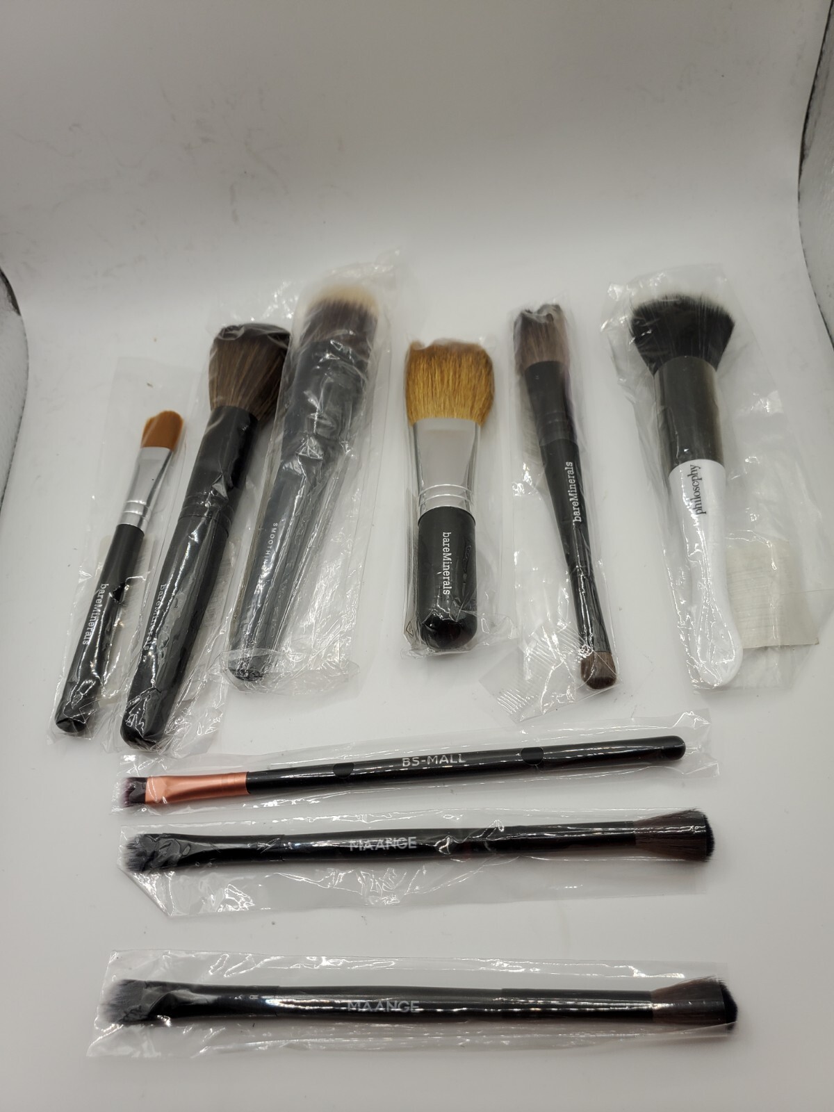 LOT OF 9 Sealed bareMinerals, Maange, Philosophy, BS-Mall~ Face Brushes