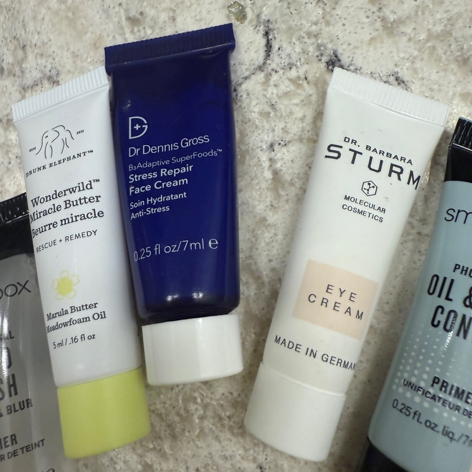 Bundle of sample size make up skin care