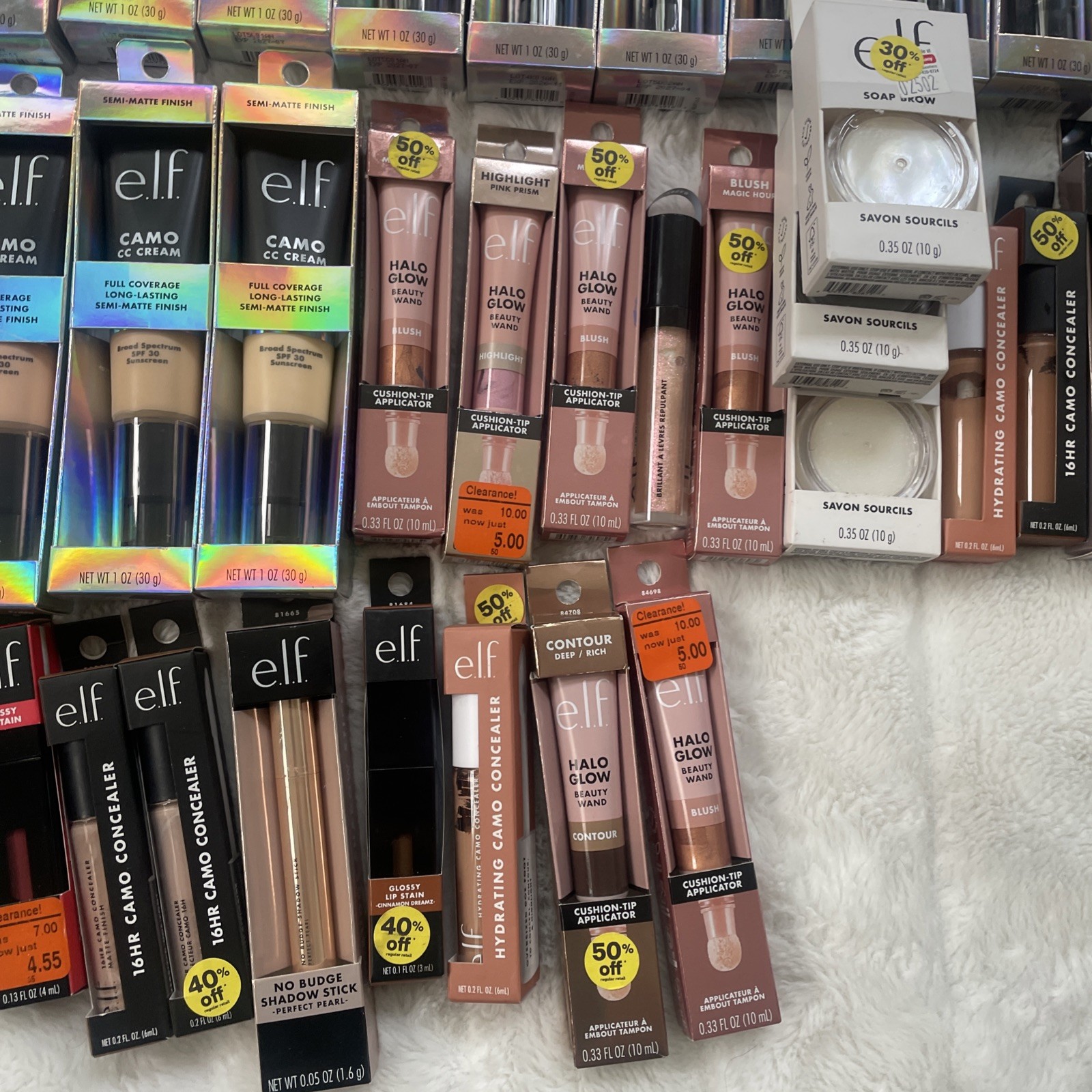 42 Pc Elf Mixed Wholesale Bulk Makeup Lot – Assorted Full Size w Duplicates