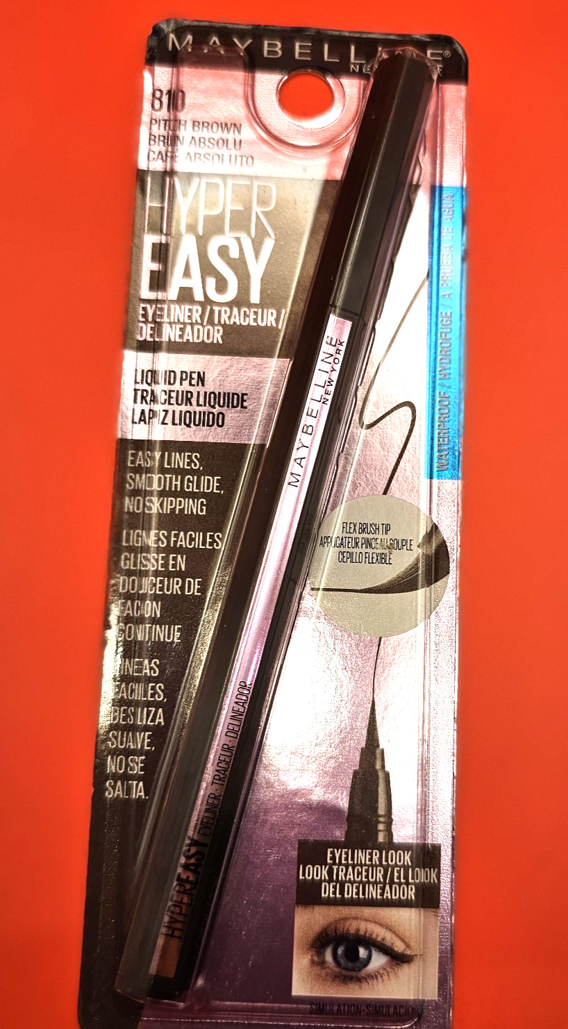 MAYBELLINE 5 PC ASSORTED MAKEUP – SHADOW, POWDER & LINER *DETAILS*