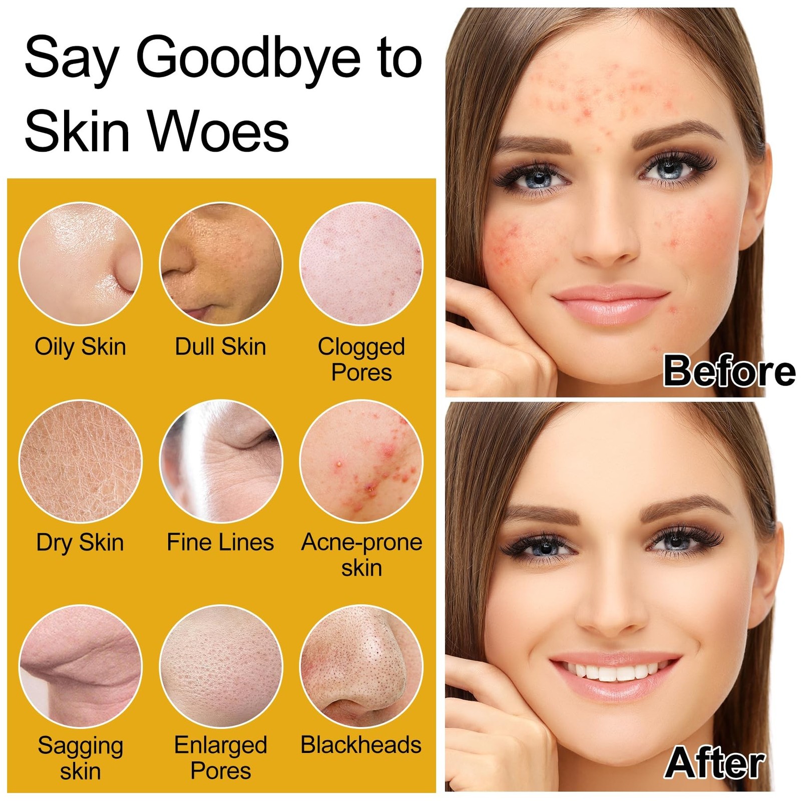 Skin Care Set,7Pcs Women Teen Glass Skincare w/Korean Rice Extract,Hydrate Gl…