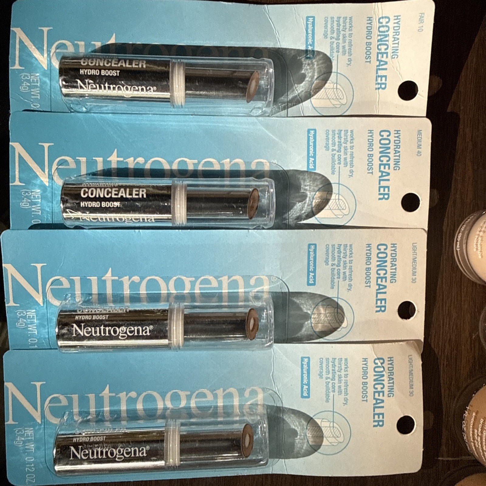 Neutrogena Makeup Bundle 17 Pieces-concealer, Powder, Foundation, Serum Pens