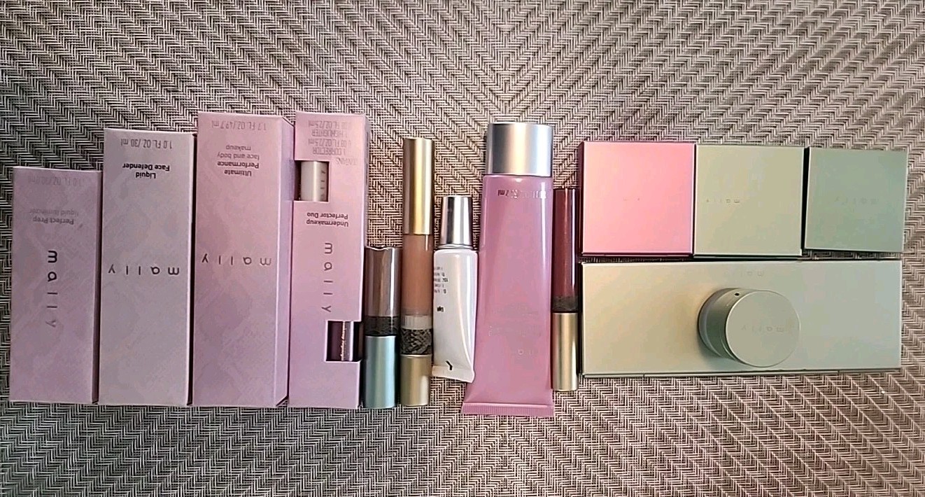 14 Lot MALLY Cosmetic Make Up Bundle ( Mixed With/without Box, All New )