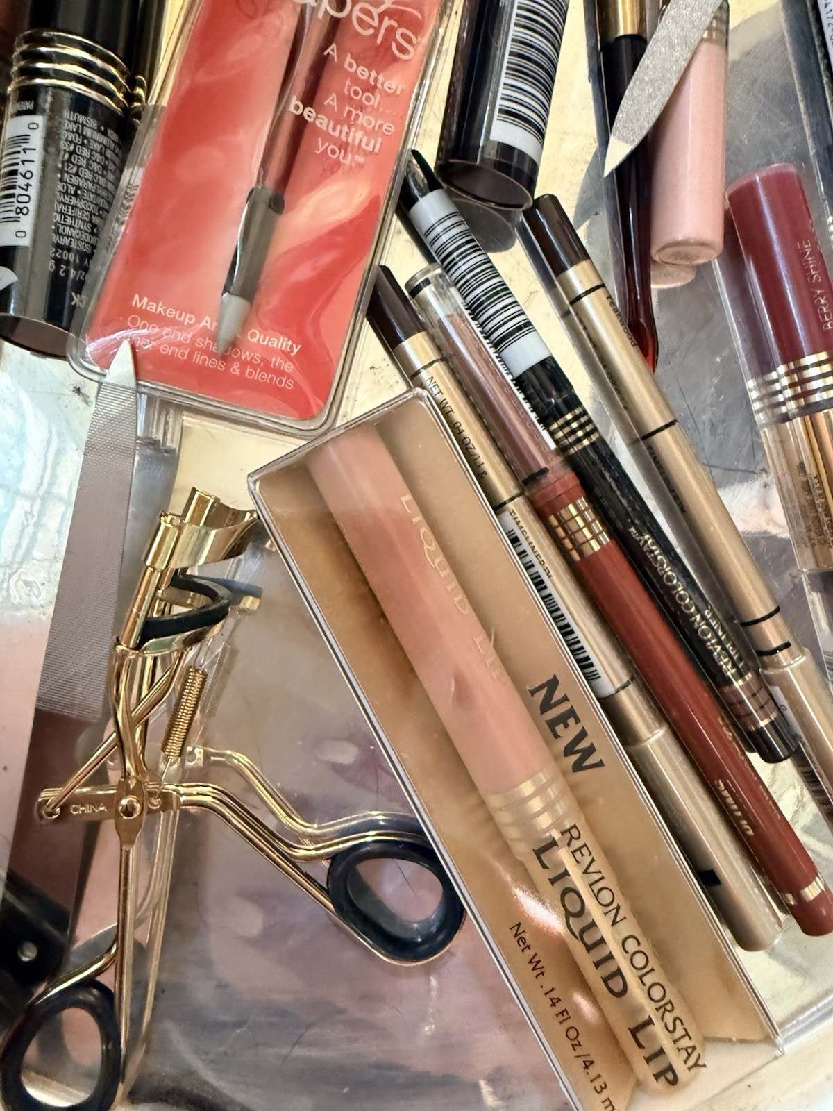 Cosmetics Makeup Implements Beauty Lot 25 Pieces Revlon Almay Unused