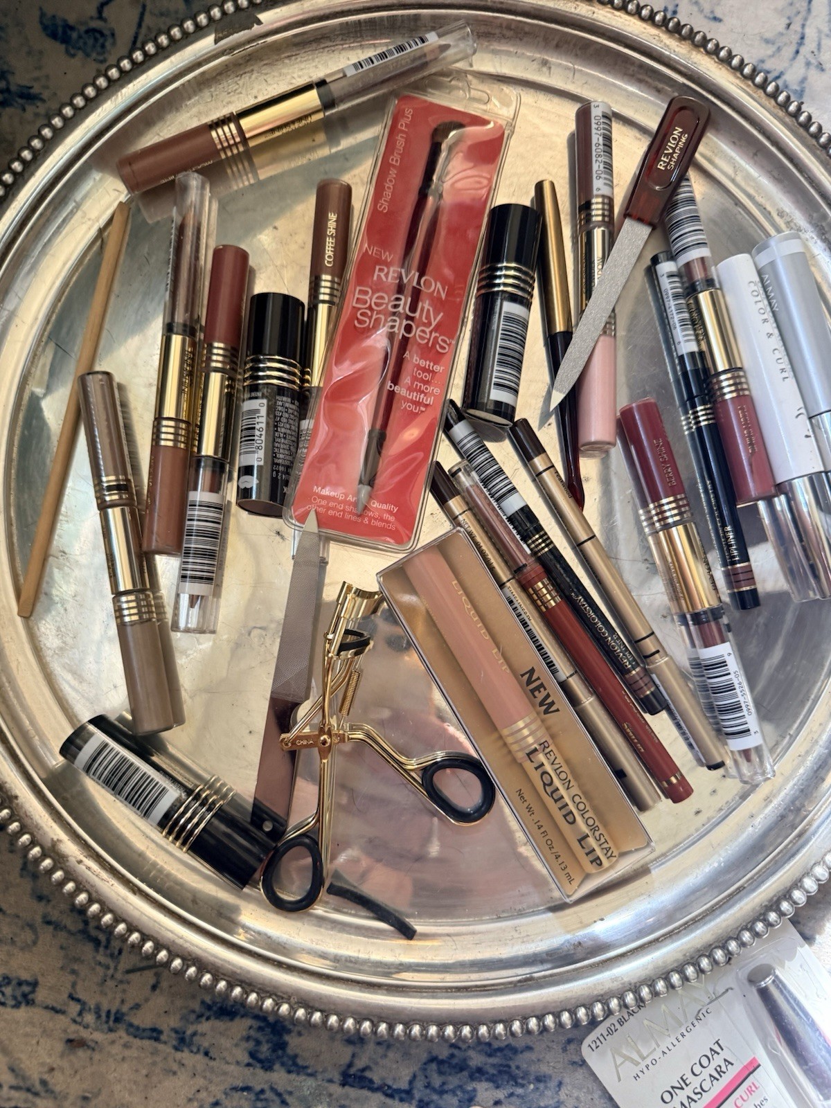 Cosmetics Makeup Implements Beauty Lot 25 Pieces Revlon Almay Unused