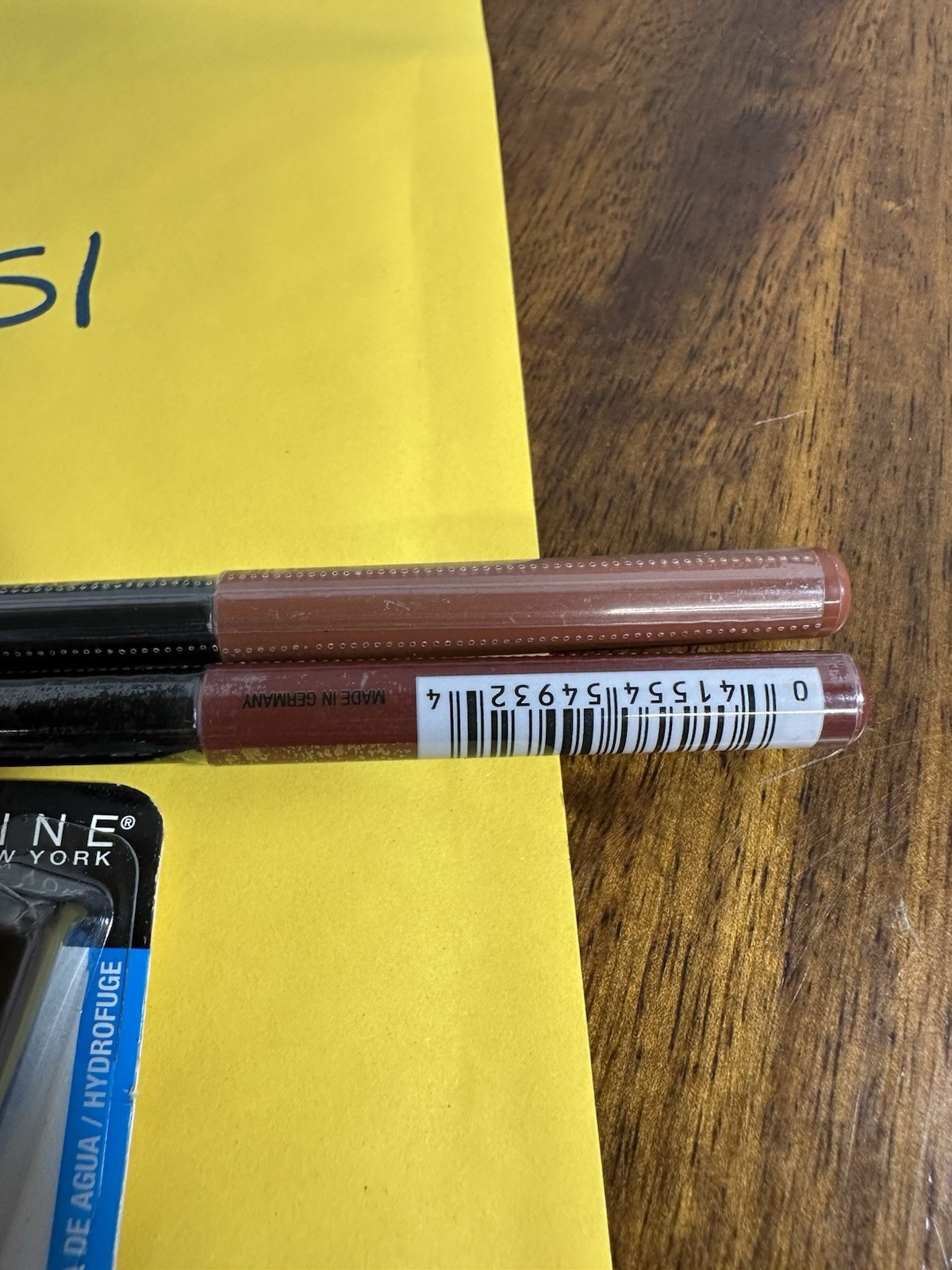 8Pc Revlon Maybelline Almay Makeup Lot Eyeliner Lipstick Lip Liner New
