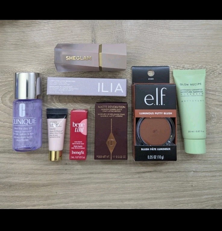 Mixed Beauty Bundle Clinique Esté Lauder Benefit Charlotte Tilbury SHEGLAM ILIA